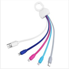Multi USB Fast Charge Cable 4-in-1  Support Cancer Research UK BUY 1, GET 2 FREE