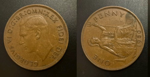 1950 king george one - george, vi