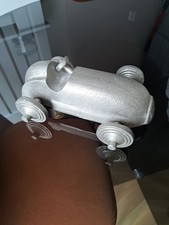Silver race car - race,