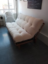 FUTON COMPANY FUSION 3 Seater Oak Sofabed - BRAND NEW FUTON bought September '25