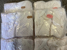 Baby Girl 100% Cotton Bodysuits short sleeve JOB LOT X 48 Bodysuit 0-3 months