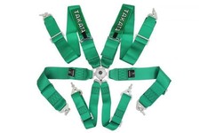 Sports Belts 6p 3" Green Sports Belt - Takata Replica Harness