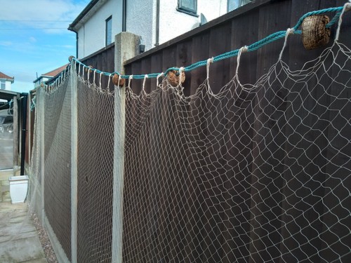 Vintage herring sprat net - sprat, 10ft