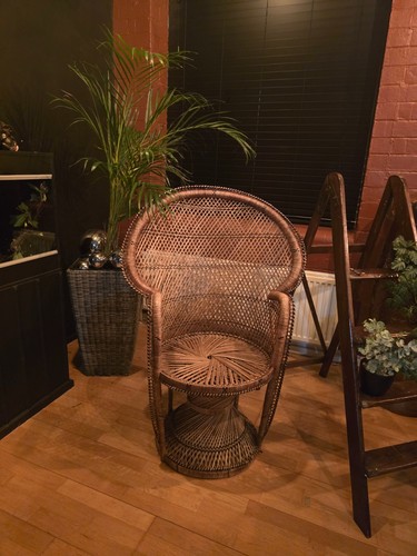 Vintage 1970s rattan - rattan, &