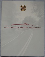 1997 Chrysler Sebring Convertible USA Brochure Pub.No. 74-383-9724