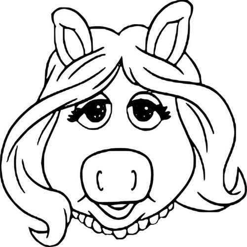 Miss piggy muppet vinyl decal - muppet,
