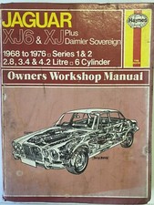 HAYNES WORKSHOP MANUAL JAGUAR