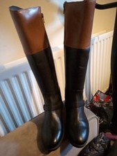 New , Womens Size 4 Leather Riding Boots Style, Love Leather