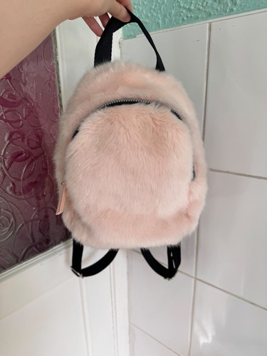 Cute fluffy pink - mini, backpack