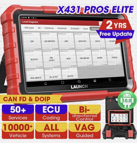Launch x431 pros - pros, elite