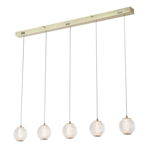 Led light bar pendant - light, satin