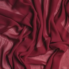 Burgundy Wine Chiffon Fabric