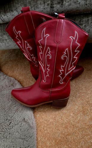 Ladies dark red - red, 3