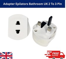 2x Shaver  Adaptor Plug For UK
