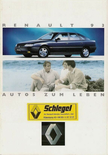 Renault range 1992 german - renault, 1992-93