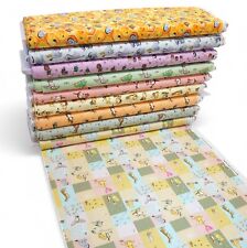 Winnie the Pooh Cotton Percale Fabric Baby Children Character Dressmaking Craft