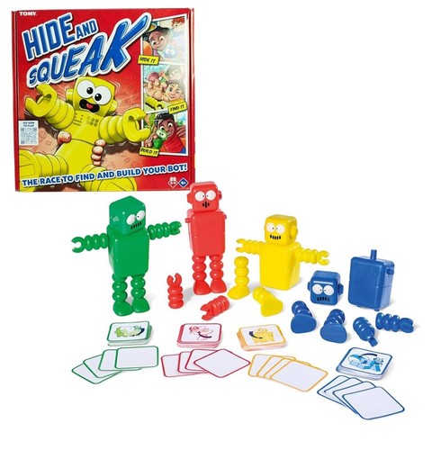 Tomy hide and squeak robots - tomy,