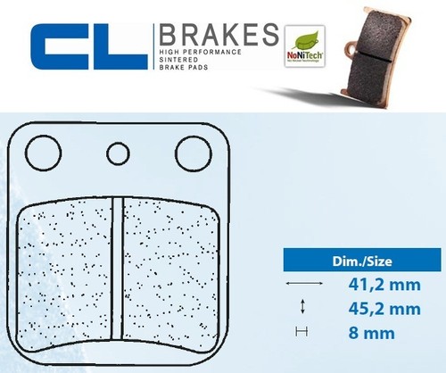 Front brake pads carbon - front,