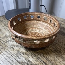 Vintage Broadstairs Pottery Bowl. Studio. Cut Out. Prop