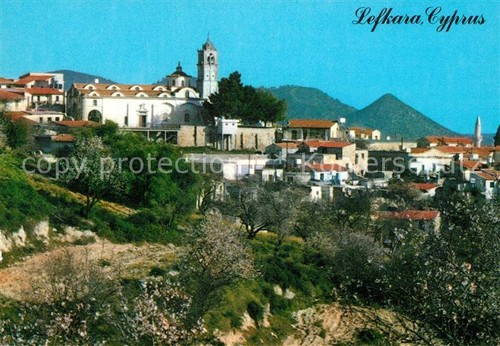 Lefkara church panorama - lefkara,