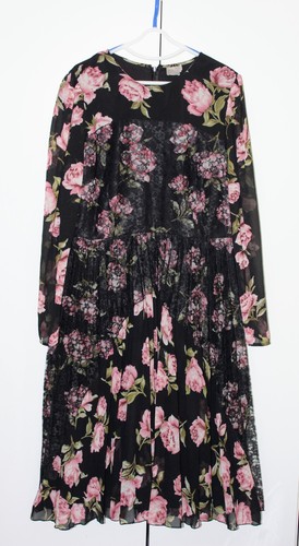 Asos floral insert - midi, dress