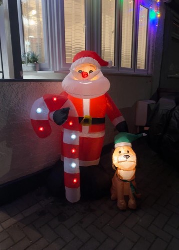 Blow santa christmas - santa,