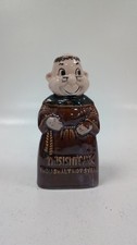 Vintage Monk Ceramic Coin Bank 'Thou Shalt Not Steal' Piggy Bank Jar