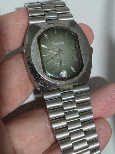 Vintage accurist mens - , shock