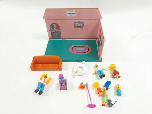 The simpsons family living - the,