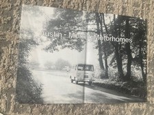 AUSTIN MORRIS MOTORHOMES. BROCHURE.