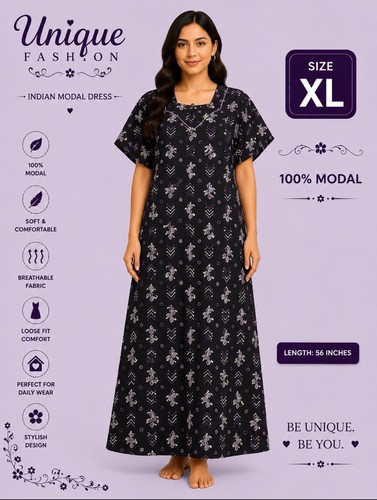 Indian night dress cotton - indian,