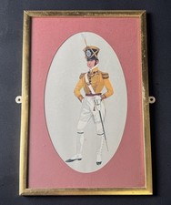 Vintage Art Print 1821 Officer