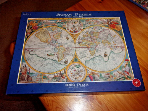 Antique world map - 1000, piece