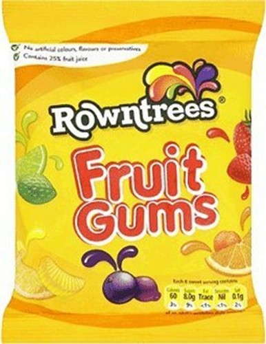 Nestle rowntree fruit - nestle, gums