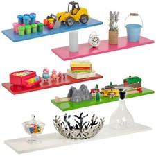 Large wooden floating shelves - large,