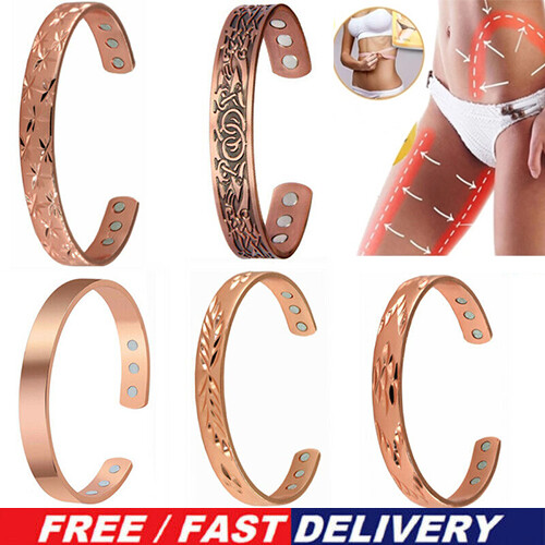Mens copper bangle magnetic - bangle,