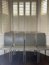 Conran leather dining chairs