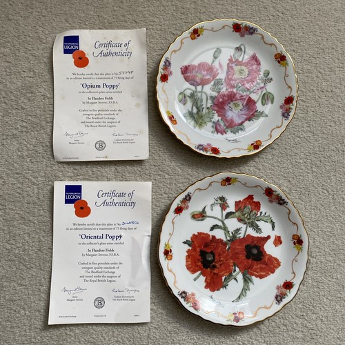 Bradex poppy plates set - plates, 2