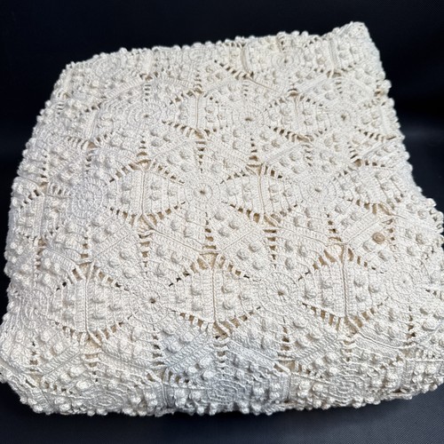 Bedspread throw full ecru - bedspread,