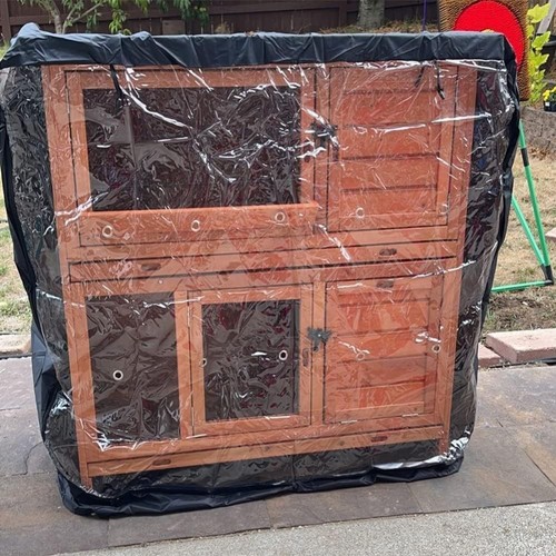 Double for decker rabbit hutch - double,