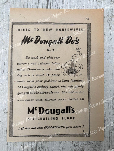 Mcdougall flour hosewives - mcdougall's,
