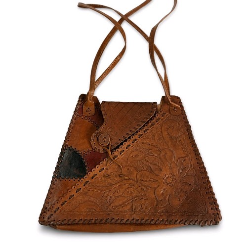 Vintage tooled leather - vintage,