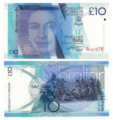 Gibraltar pounds - gibraltar, 10