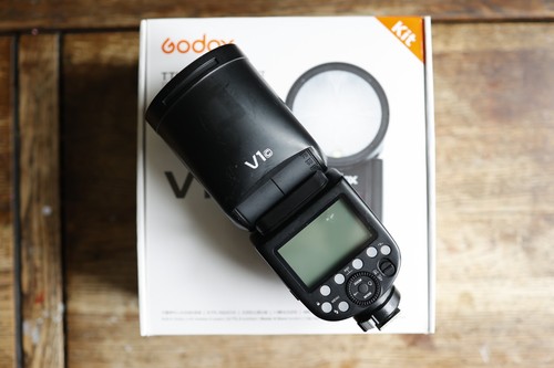 Godox v1c ttl round - head, flash