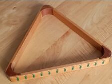 Vintage Wooden Pool Triangle