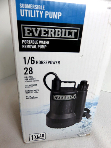 Everbilt hp utility sump - everbilt,