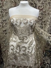 1m gold Lurex Embroided