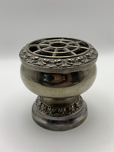 Vintage rose bowl silver - rose,