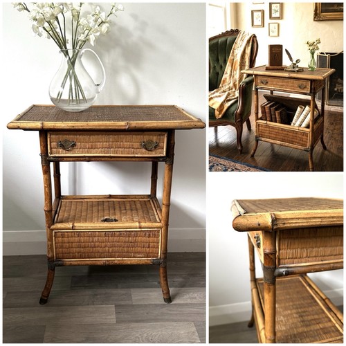 Rare victorian bamboo side - rare,