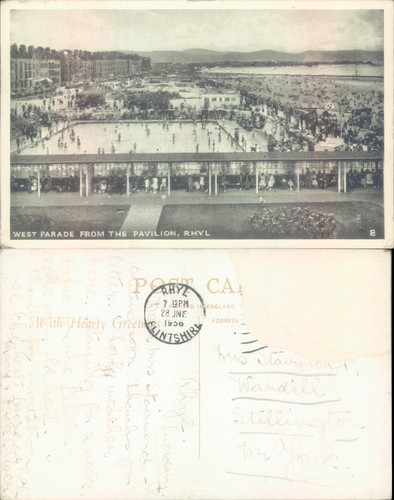 West parade from the - parade, pavilion